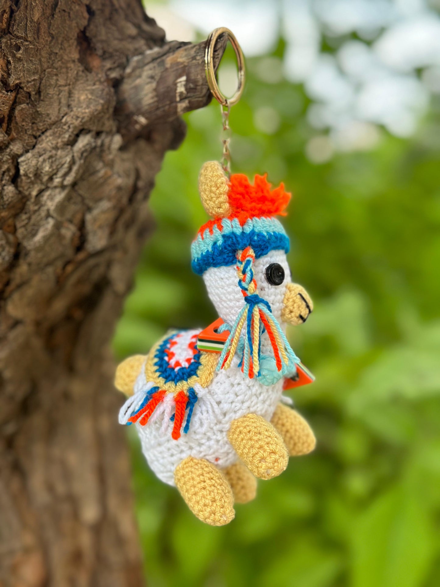 Crochet keychain