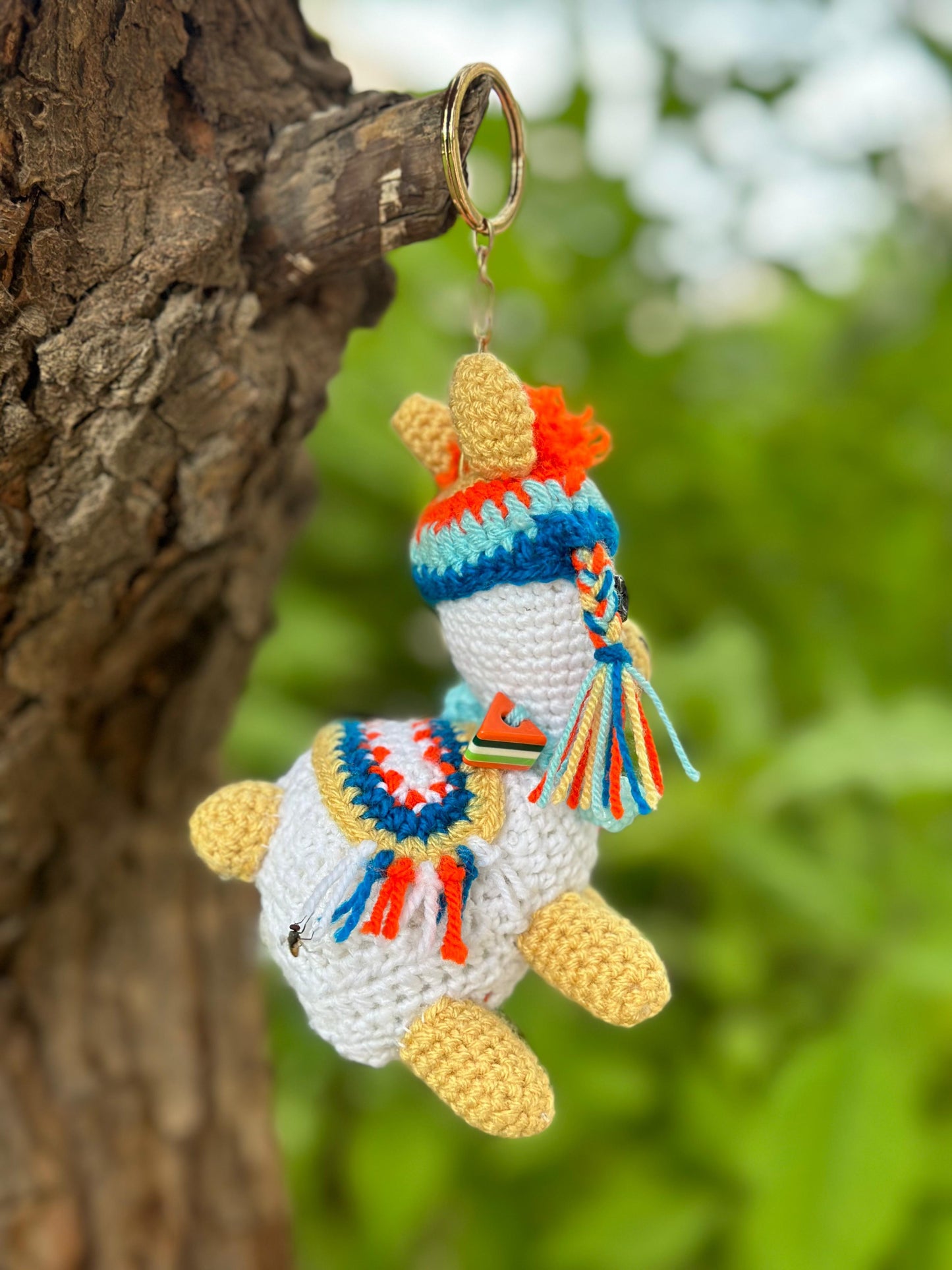 Crochet keychain