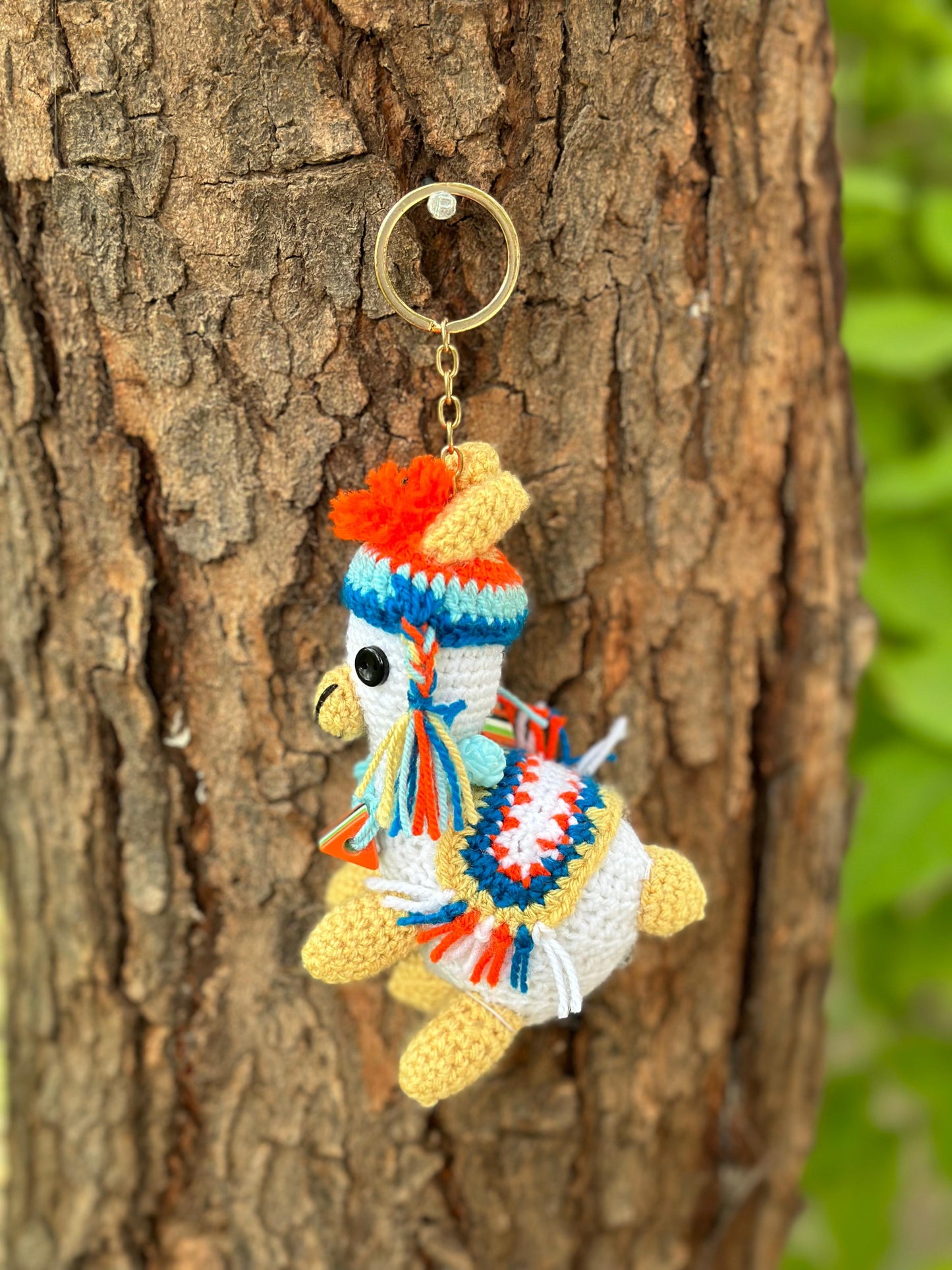 Crochet keychain