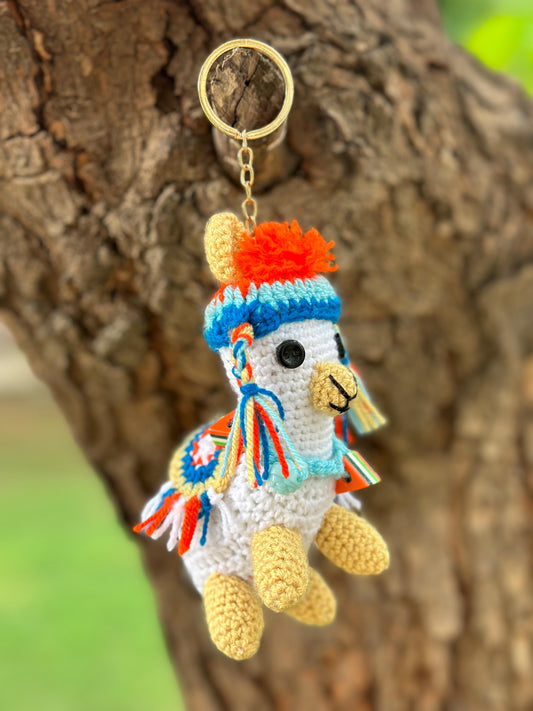 Crochet keychain